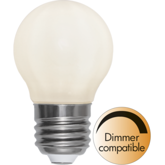 LED Lamp E27 G45 Opaque filament RA90