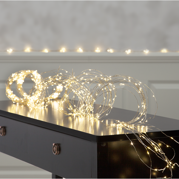 led dewdrop string lights