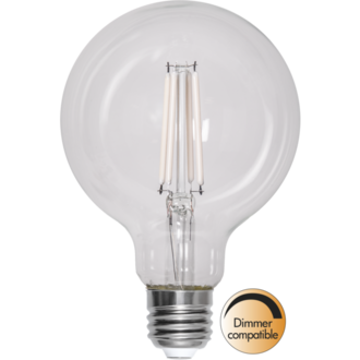 LED Lamp E27 G95 Clear White Filament