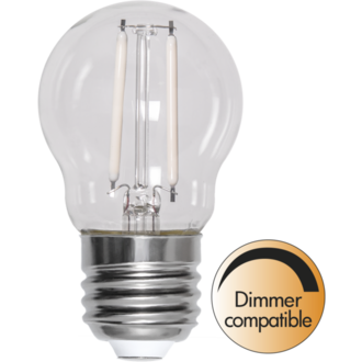 LED Lamp E27 G45 Clear White Filament