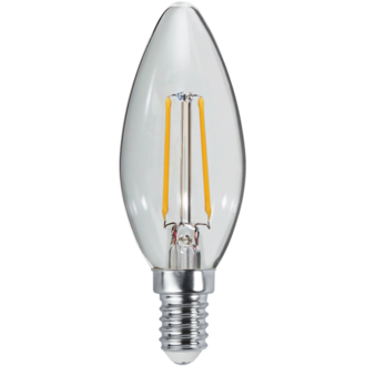 LED Lamp E14 C35 Clear