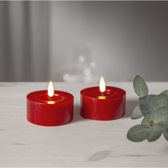 LED Tealight 2 Pack Flamme Flow