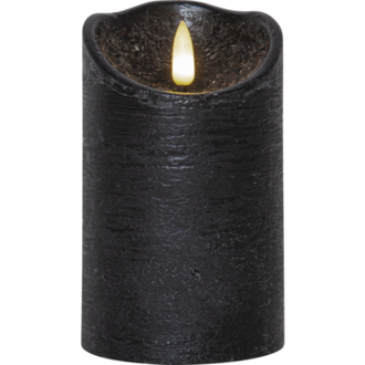 LED Pillar Candle Flamme Rustic