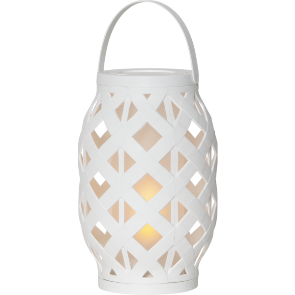 white flame lantern