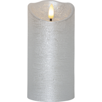 LED Pillar Candle Flamme Rustic