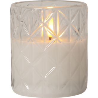 LED Candle Flamme Romb