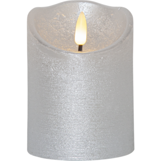 LED Pillar Candle Flamme Rustic