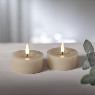 LED Tealight 2 Pack Flamme Flow