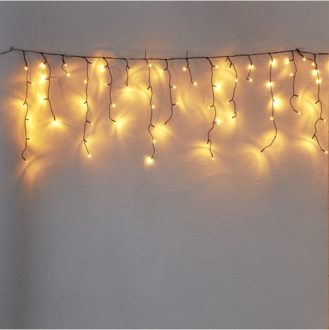 Icicle Lights Golden Warm White