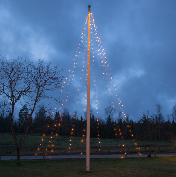 Flagpole Lights Golden Warm White - Christmas & decorative lighting for ...