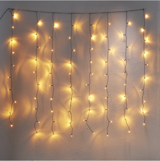 Curtain Lights Golden Warm White