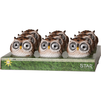 Display Solar Lights Owl